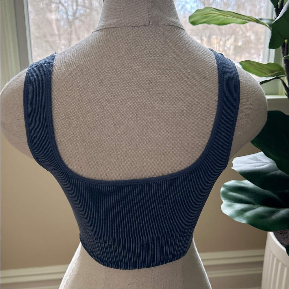 Joy Lab Ribbed Cropped Tank Top - Picture 8 of 9